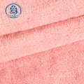 tecido de veludo tecido de lã 100% poliéster coral